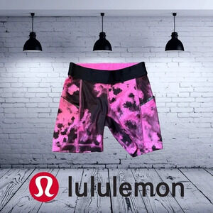Lululemon Logo Waistband Training Shorts